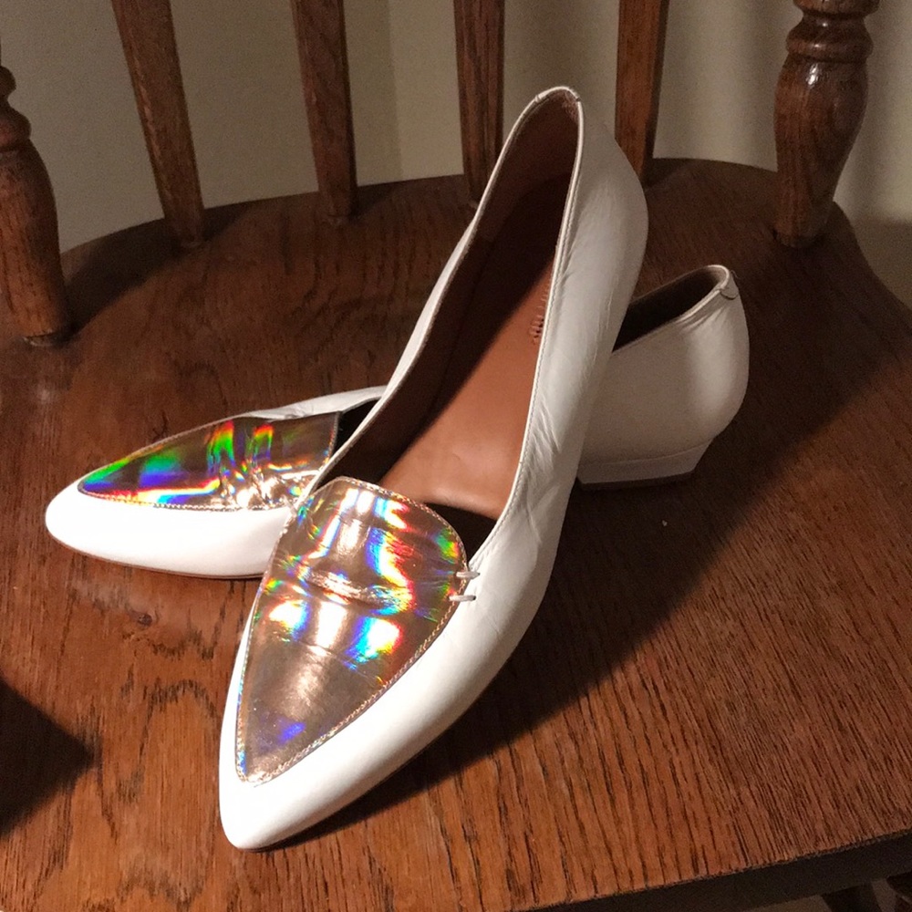 Anthropologie Leather Flats NWOT
